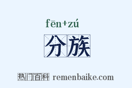 分族是什么意思的图片